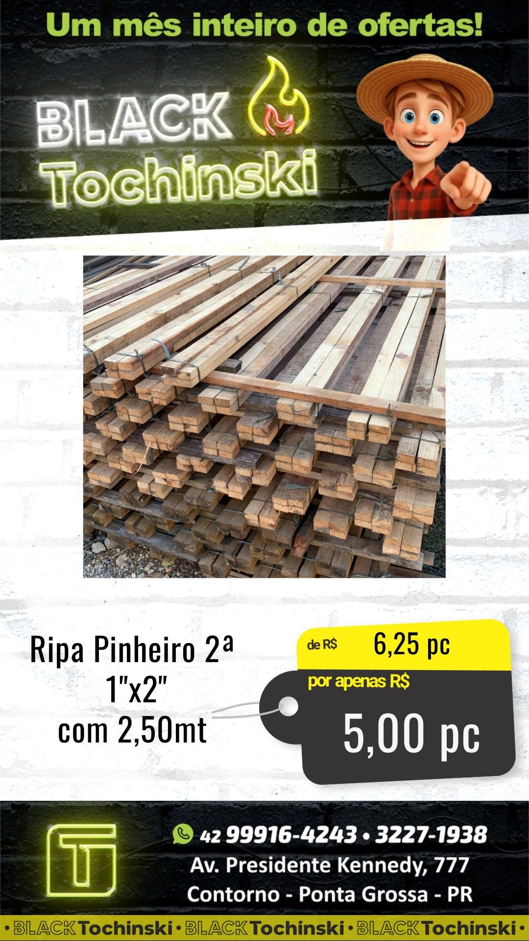 madeira ripa pinheiro