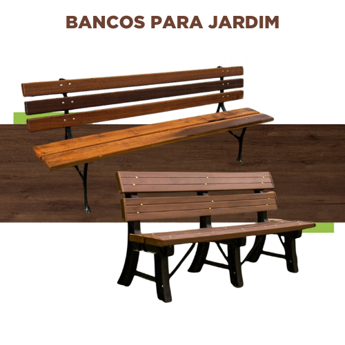 bancos para jardim