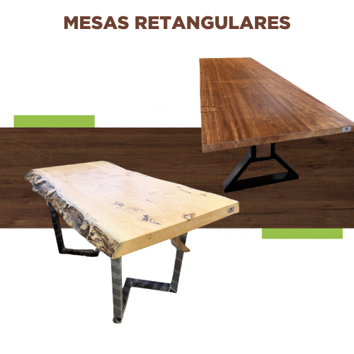 mesas retangulares